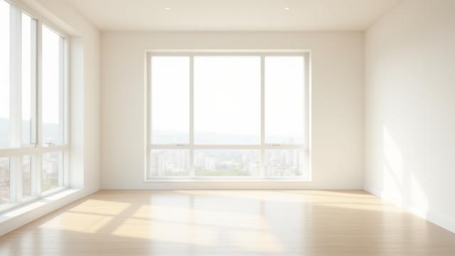 Clean, empty rental property interior ready for new tenants